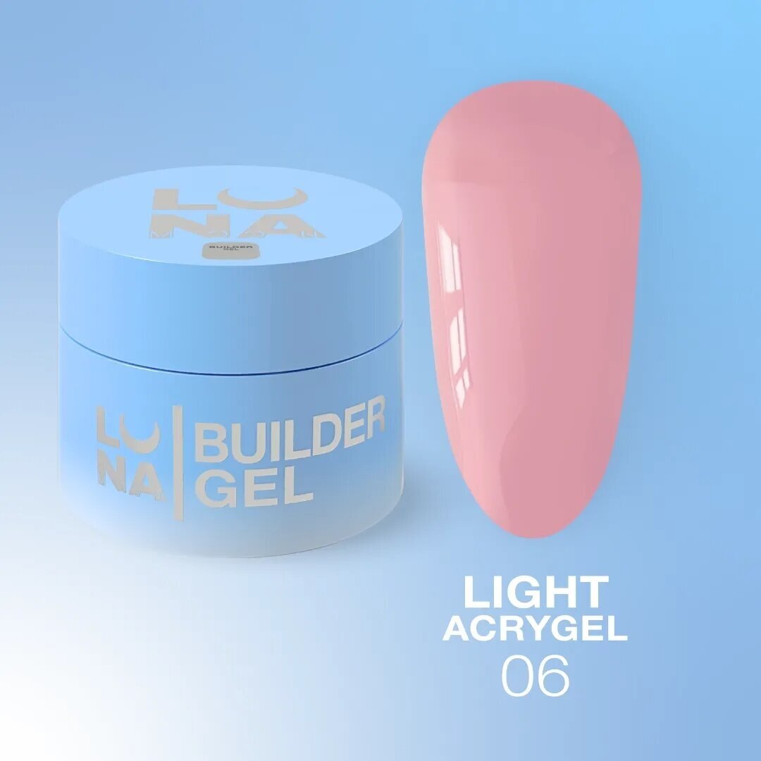 Akrigelis LUNAmoon - Light Acrygel No6 4 Akrigelis LUNAmoon - Light Acrygel No6 4