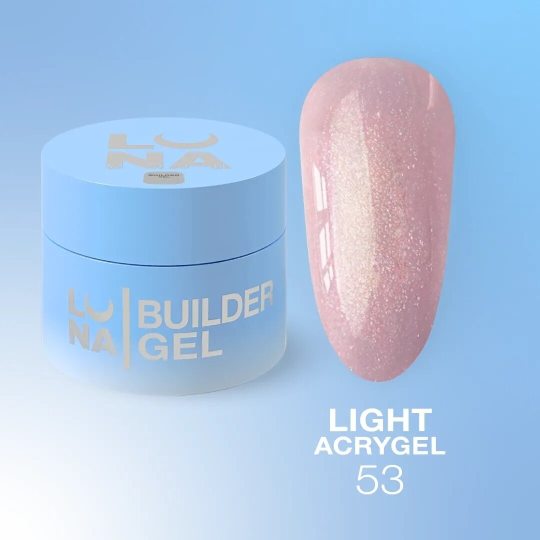 Akrigelis LUNAmoon - Light Acrygel No53 4 Akrigelis LUNAmoon - Light Acrygel No53 4