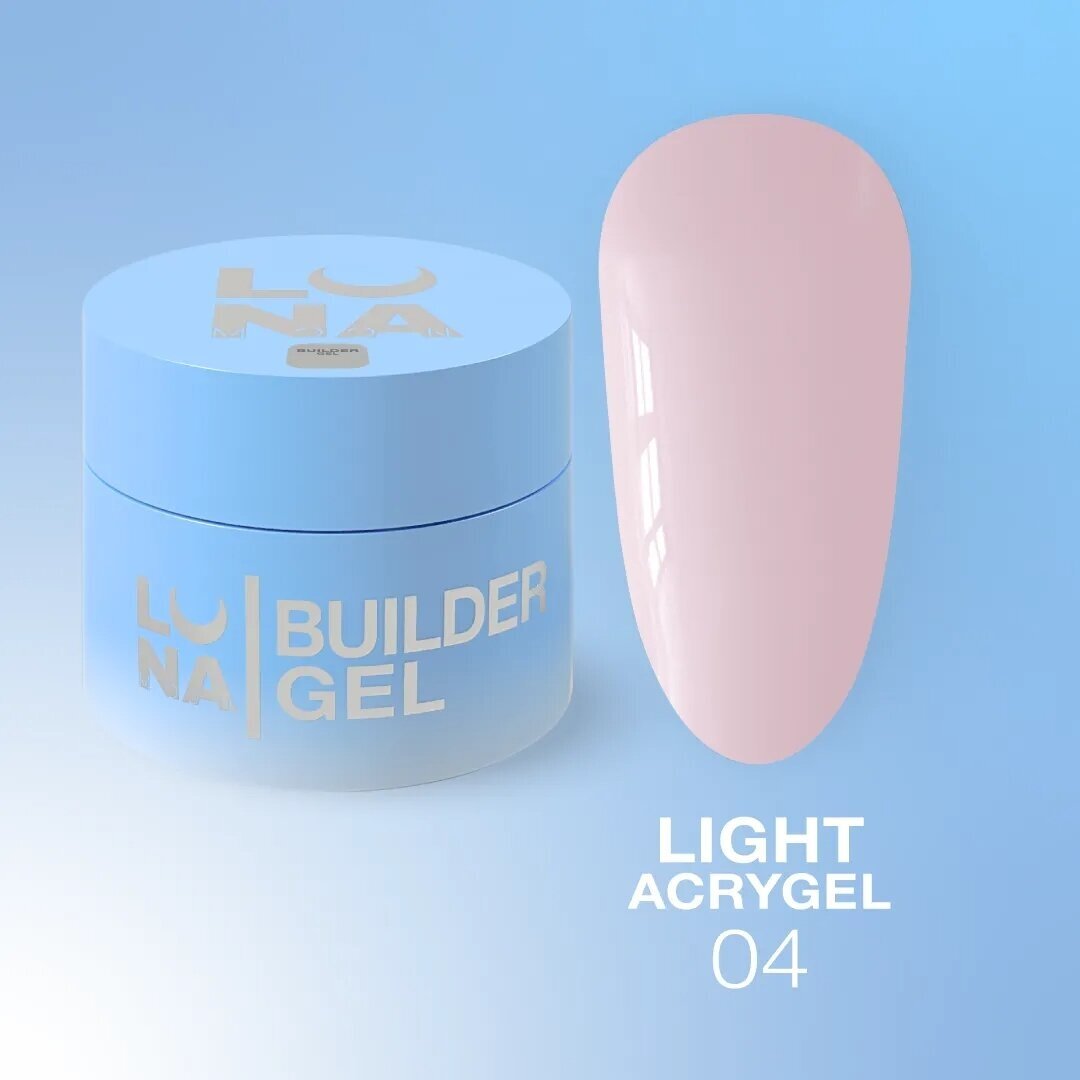 Akrigelis LUNAmoon - Light Acrygel No4 4 Akrigelis LUNAmoon - Light Acrygel No4 4