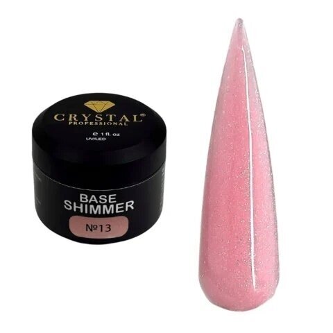 Kaučiukinė bazė Crystal - Base Shimmer No13 4