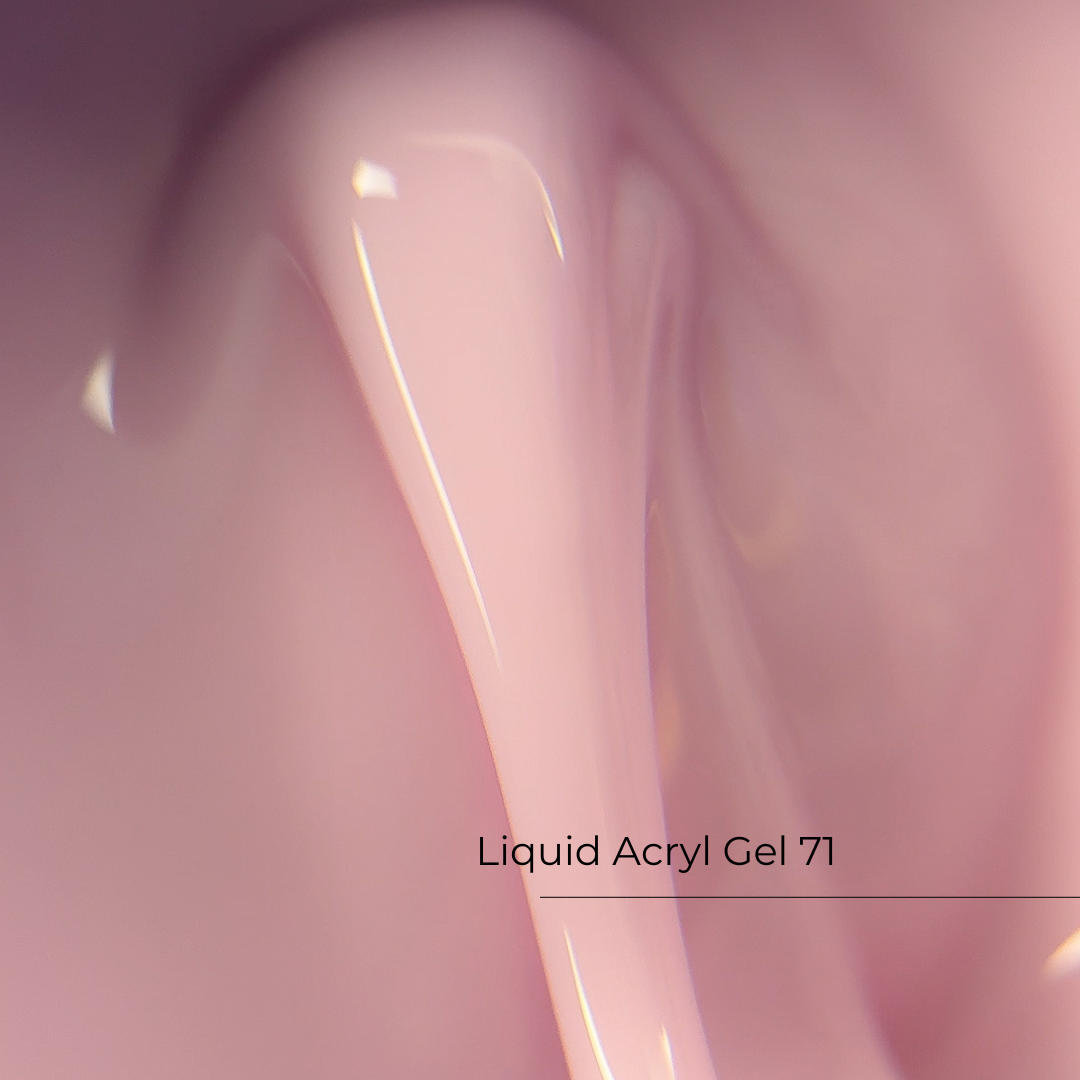 Akrigelis buteliuke Crystal - Liquid Acryl Gel No71 12ml