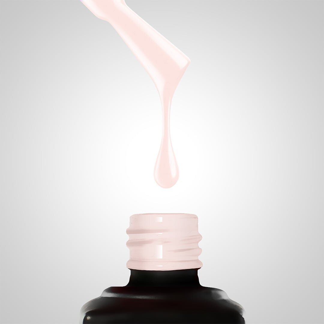 Akrigelis buteliuke Slowianka - Liquid AcryFiber Gel Milky Beige 10g