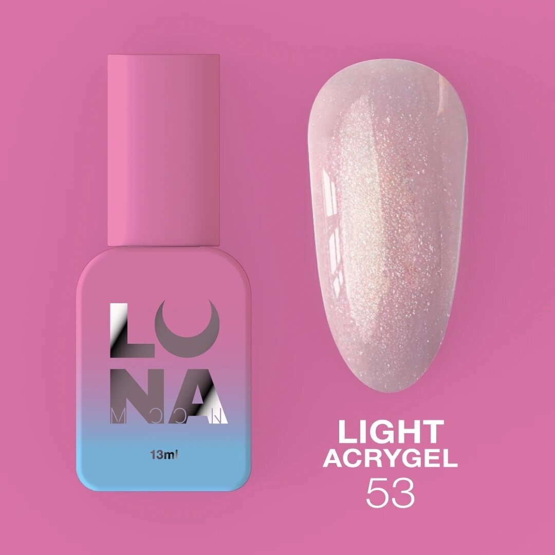 Akrigelis LUNAmoon - Light Acrygel No53 Akrigelis LUNAmoon - Light Acrygel No53