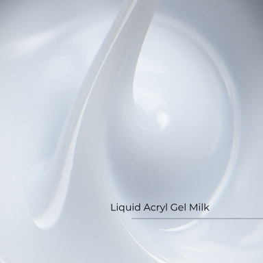 Akrigelis buteliuke Crystal - Liquid Acryl Gel Milk Akrigelis buteliuke Crystal - Liquid Acryl Gel Milk