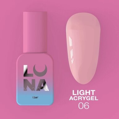 Akrigelis LUNAmoon - Light Acrygel No6 Akrigelis LUNAmoon - Light Acrygel No6