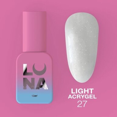 Akrigelis LUNAmoon - Light Acrygel No27 Akrigelis LUNAmoon - Light Acrygel No27