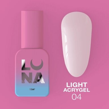 Akrigelis LUNAmoon - Light Acrygel No4 Akrigelis LUNAmoon - Light Acrygel No4