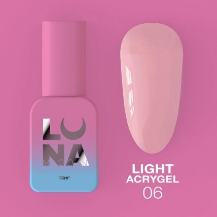 Akrigelis LUNAmoon - Light Acrygel No6 Akrigelis LUNAmoon - Light Acrygel No6