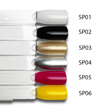 Baltas štampavimo lakas Jelly Gelly - SP01 5ml