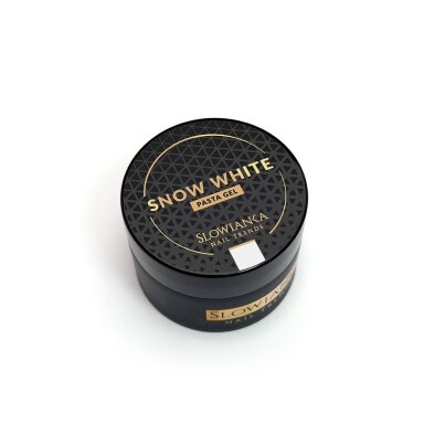 Balti geliniai dažai Slowianka Pasta Gel - Snow White 3g Balti geliniai dažai Slowianka Pasta Gel - Snow White 3g