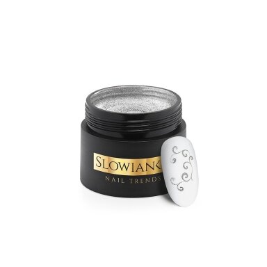Geliniai dažai Slowianka MultiArt Gel - Royal SIlver 5g Geliniai dažai Slowianka MultiArt Gel - Royal SIlver 5g