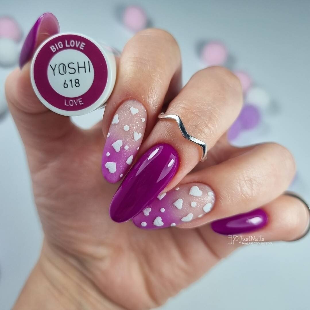 YOSHI Gelinis lakas Big Love 6 ml - 618 1 YOSHI Gelinis lakas Big Love 6 ml - 618 1