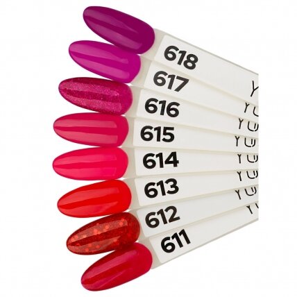 YOSHI Gelinis lakas Big Love 6 ml - 618 2 YOSHI Gelinis lakas Big Love 6 ml - 618 2