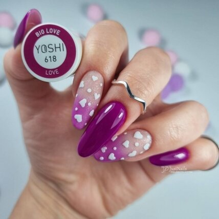 YOSHI Gelinis lakas Big Love 6 ml - 618 1 YOSHI Gelinis lakas Big Love 6 ml - 618 1