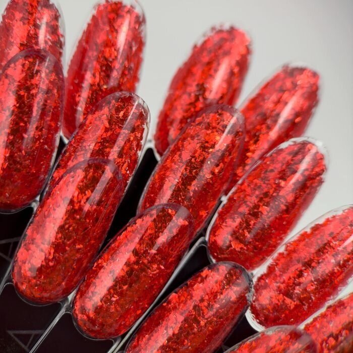 Blizgučiai Slowianka - Red Flakes 0.5g 1 Blizgučiai Slowianka - Red Flakes 0.5g 1