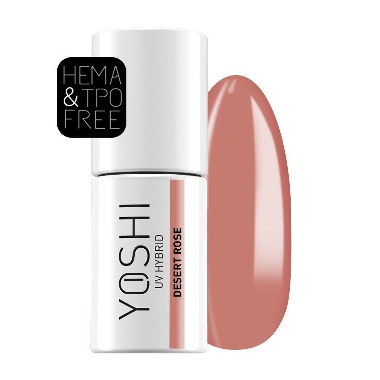 YOSHI Gelinis lakas Desert Rose 6 ml - 132 YOSHI Gelinis lakas Desert Rose 6 ml - 132