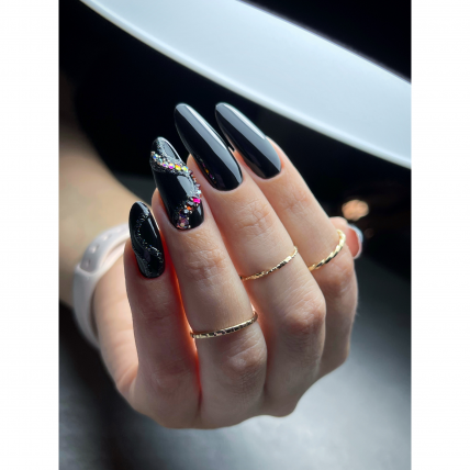 YOSHI Gelinis lakas Woman In Black 6ml - 605 1 YOSHI Gelinis lakas Woman In Black 6ml - 605 1