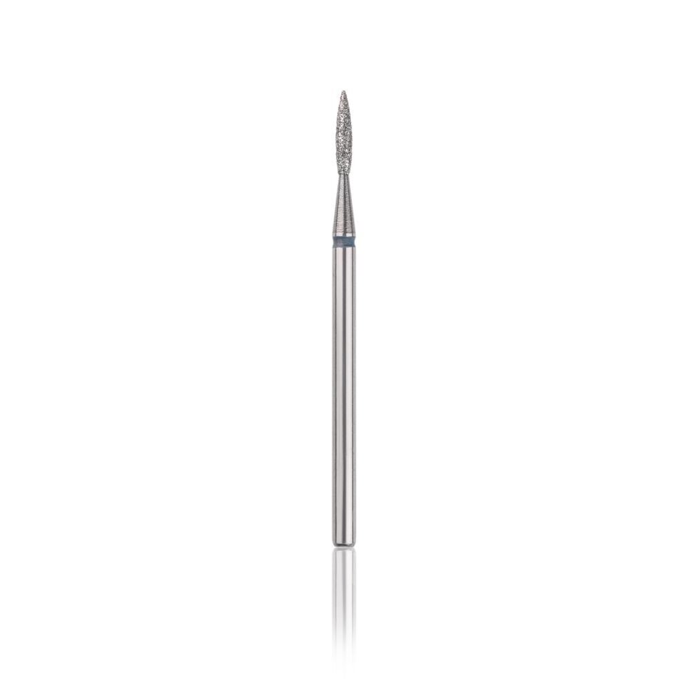 Deimantinis frezos antgalis HEAD „Aštri liepsnelė“ 1.6 mm. (mėlynas)