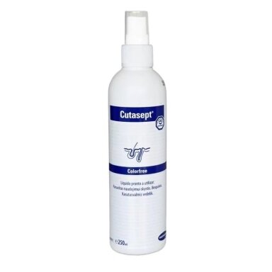 Dezinfekcinis tirpalas Cutasept F Colorfree 250ml Dezinfekcinis tirpalas Cutasept F Colorfree 250ml
