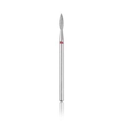 Deimantinis frezos antgalis HEAD „Aštri liepsnelė“ 2.1 mm. (raudonas) Deimantinis frezos antgalis HEAD „Aštri liepsnelė“ 2.1 mm. (raudonas)