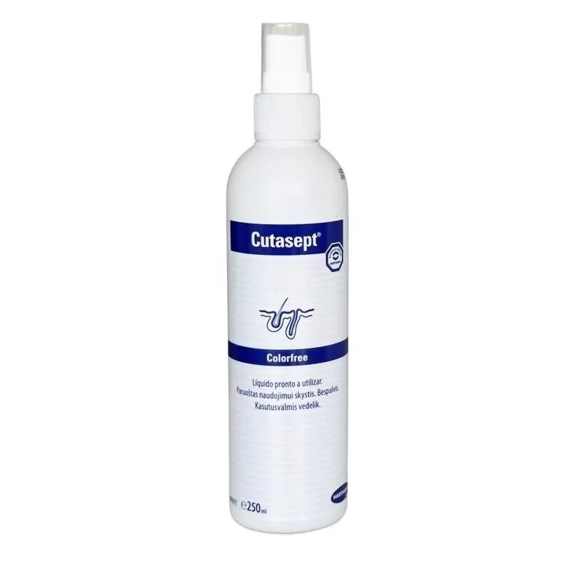 Dezinfekcinis tirpalas Cutasept F Colorfree 250ml Dezinfekcinis tirpalas Cutasept F Colorfree 250ml