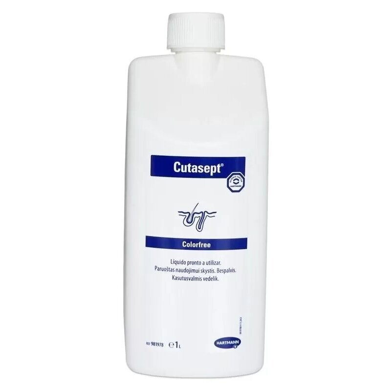 Dezinfekcinis tirpalas Cutasept F Colorfree 1000ml Dezinfekcinis tirpalas Cutasept F Colorfree 1000ml