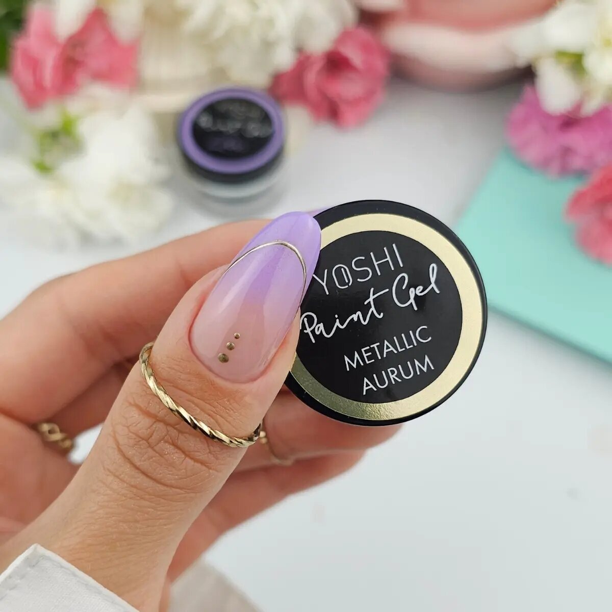 Geliniai dažai Yoshi - Paint Gel Metallic Aurum 5ml 1 Geliniai dažai Yoshi - Paint Gel Metallic Aurum 5ml 1