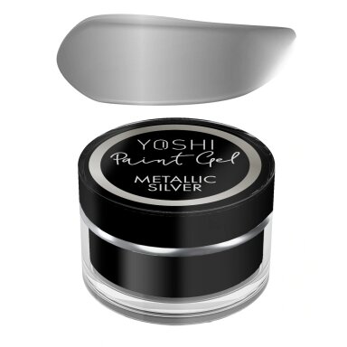 Geliniai dažai Yoshi - Paint Gel Metallic Silver 5ml Geliniai dažai Yoshi - Paint Gel Metallic Silver 5ml