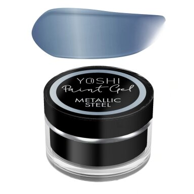 Geliniai dažai Yoshi - Paint Gel Metallic Steel 5ml Geliniai dažai Yoshi - Paint Gel Metallic Steel 5ml