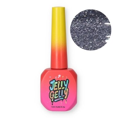 Gelinis lakas Jelly Gelly - Flash Grey 12ml Gelinis lakas Jelly Gelly - Flash Grey 12ml