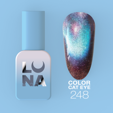 Gelinis lakas LUNAmoon - Color Cat Eye No248 13ml Gelinis lakas LUNAmoon - Color Cat Eye No248 13ml