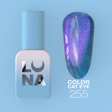 Gelinis lakas LUNAmoon - Color Cat Eye No255 13ml Gelinis lakas LUNAmoon - Color Cat Eye No255 13ml