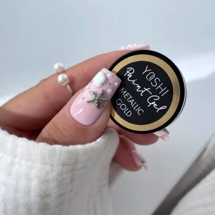 Geliniai dažai Yoshi - Paint Gel Metallic Gold 5ml 1 Geliniai dažai Yoshi - Paint Gel Metallic Gold 5ml 1