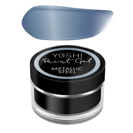 Geliniai dažai Yoshi - Paint Gel Metallic Steel 5ml Geliniai dažai Yoshi - Paint Gel Metallic Steel 5ml
