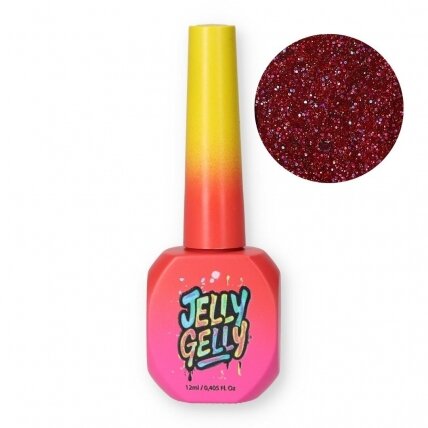 Gelinis lakas Jelly Gelly - Glitter Sparkling Flame 12ml Gelinis lakas Jelly Gelly - Glitter Sparkling Flame 12ml