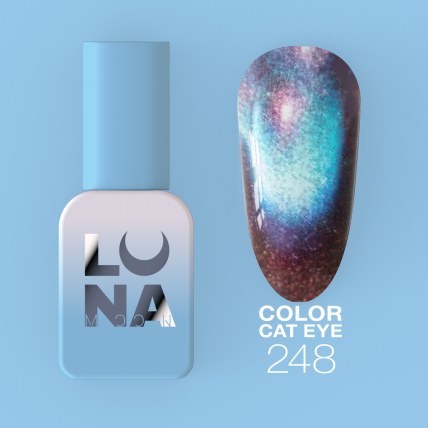 Gelinis lakas LUNAmoon - Color Cat Eye No248 13ml Gelinis lakas LUNAmoon - Color Cat Eye No248 13ml