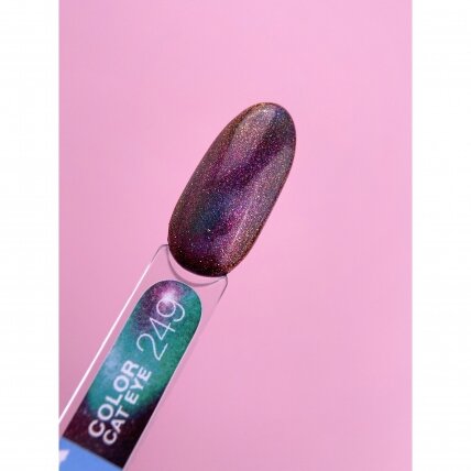 Gelinis lakas LUNAmoon - Color Cat Eye No249 13ml 1 Gelinis lakas LUNAmoon - Color Cat Eye No249 13ml 1