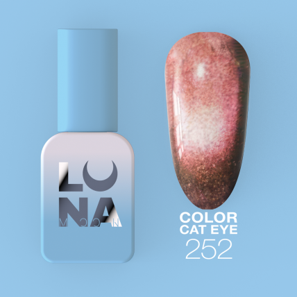 Gelinis lakas LUNAmoon - Color Cat Eye No252 13ml Gelinis lakas LUNAmoon - Color Cat Eye No252 13ml