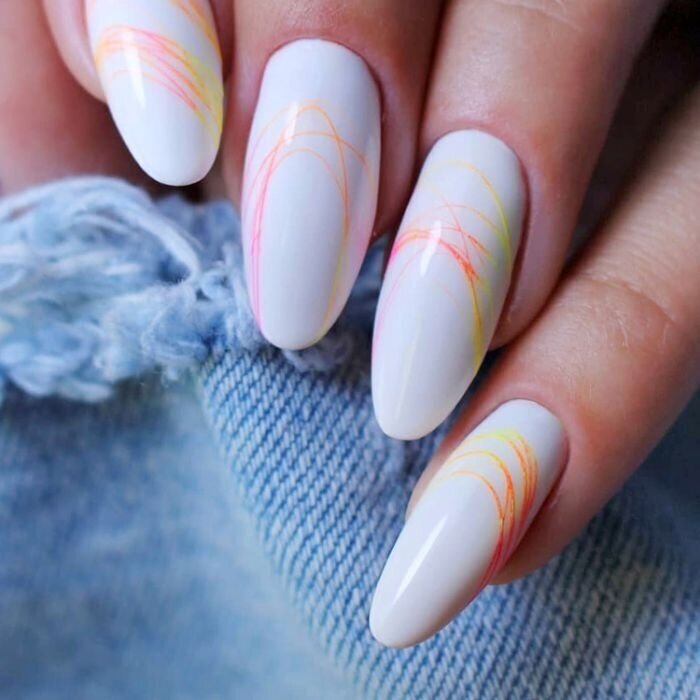 Baltas dizaino gelis Slowianka - Spider Hexa Gel White 5g 1