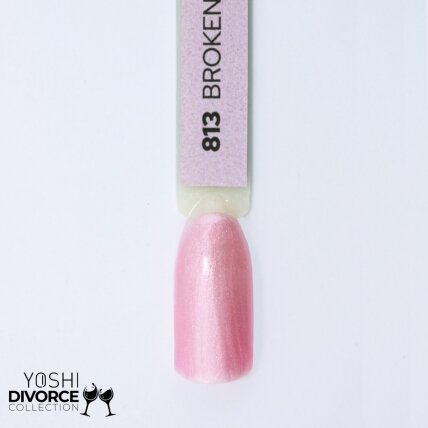 YOSHI Gelinis lakas Broken Glass 6 ml - 813 1 YOSHI Gelinis lakas Broken Glass 6 ml - 813 1