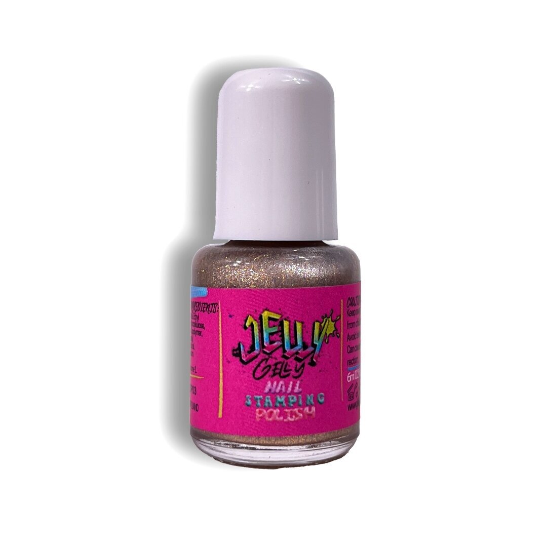 Auksinis štampavimo lakas Jelly Gelly - SP03 6ml Auksinis štampavimo lakas Jelly Gelly - SP03 6ml