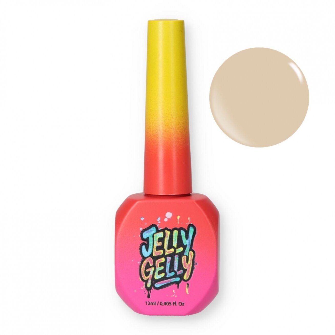 Gelis buteliuke Jelly Gelly Bottle Gel - Peachy promise 12ml (BG06) Gelis buteliuke Jelly Gelly Bottle Gel - Peachy promise 12ml (BG06)
