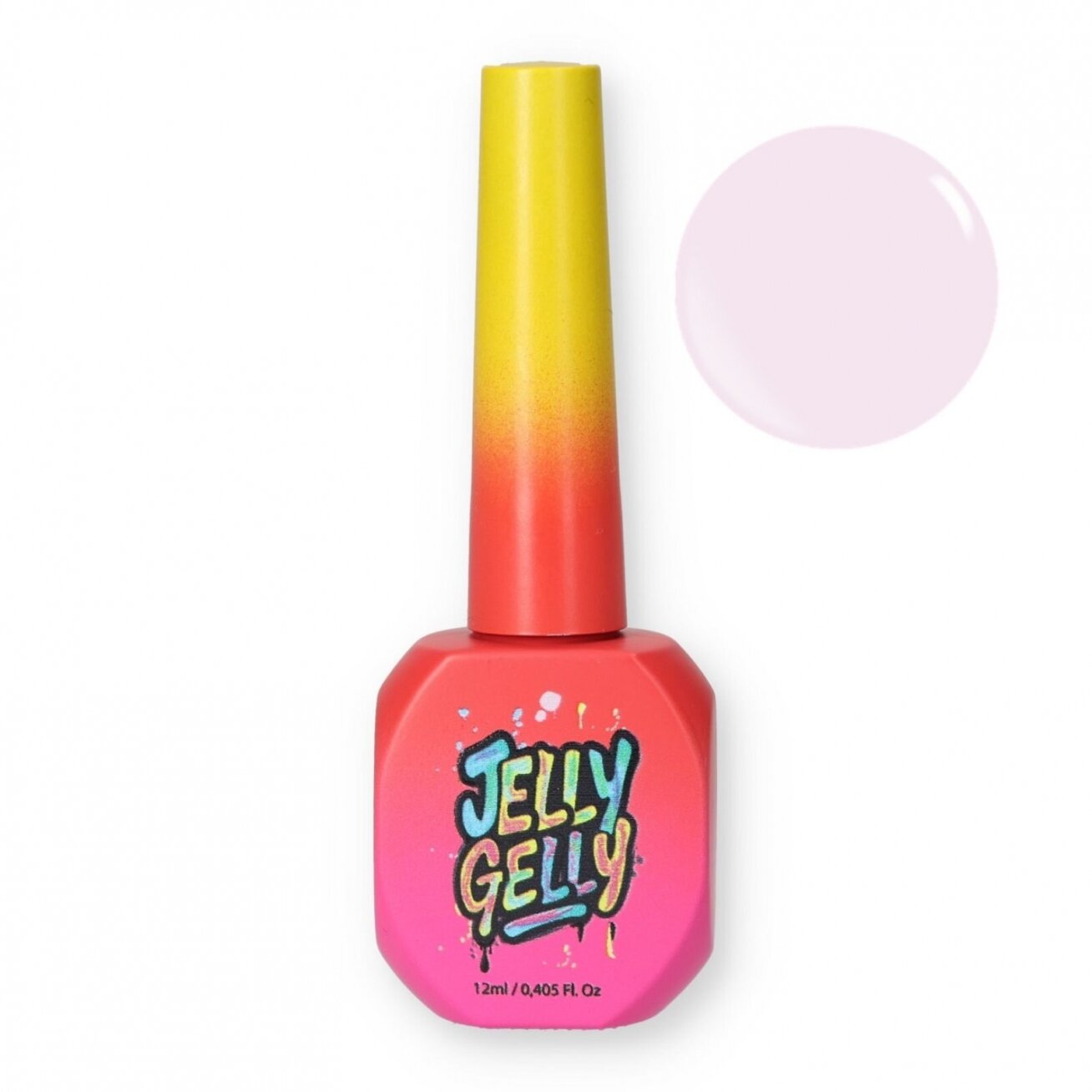 Bazė su stiklo pluoštu Jelly Gelly Hard Base - Sweet pink