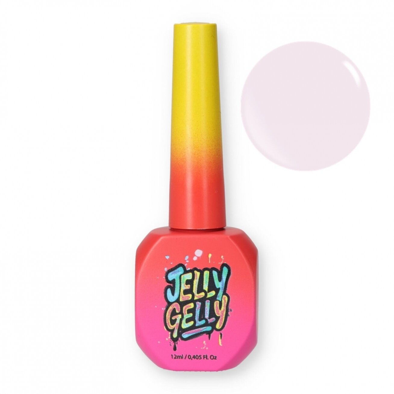 Viršutinis sluoksnis Jelly Gelly Top Coat - Milky Pink 12ml (TC04) Viršutinis sluoksnis Jelly Gelly Top Coat - Milky Pink 12ml (TC04)