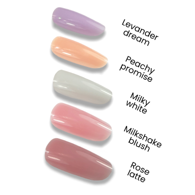 Gelis buteliuke Jelly Gelly Bottle Gel - Milkshake blush 12ml (BG05) Gelis buteliuke Jelly Gelly Bottle Gel - Milkshake blush 12ml (BG05)