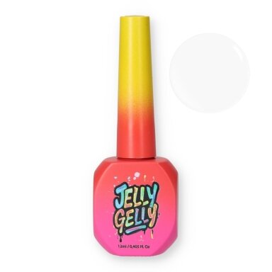 Kaučiukinė bazė Jelly Gelly Elastic Base - Milky 12ml HEMA FREE Kaučiukinė bazė Jelly Gelly Elastic Base - Milky 12ml HEMA FREE