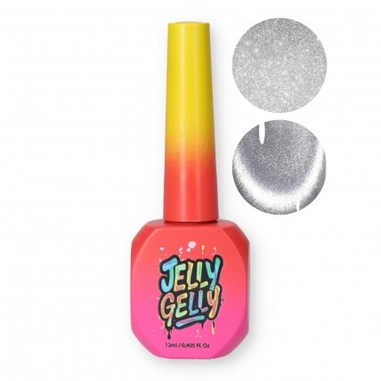 Viršutinis sluoksnis Jelly Gelly Top Coat - Silver Glaze 12ml (TC06) Viršutinis sluoksnis Jelly Gelly Top Coat - Silver Glaze 12ml (TC06)