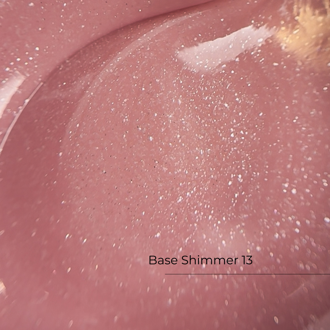 Kaučiukinė bazė Crystal - Base Shimmer No13 Kaučiukinė bazė Crystal - Base Shimmer No13