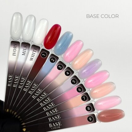 Kaučiukinė bazė Crystal - Base Color Milk 12ml 3 Kaučiukinė bazė Crystal - Base Color Milk 12ml 3