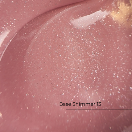 Kaučiukinė bazė Crystal - Base Shimmer No13 Kaučiukinė bazė Crystal - Base Shimmer No13